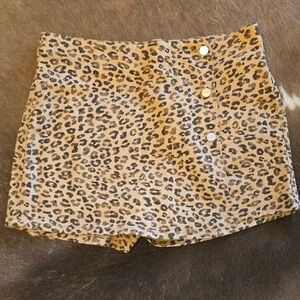 Leopard Print Women's Skort